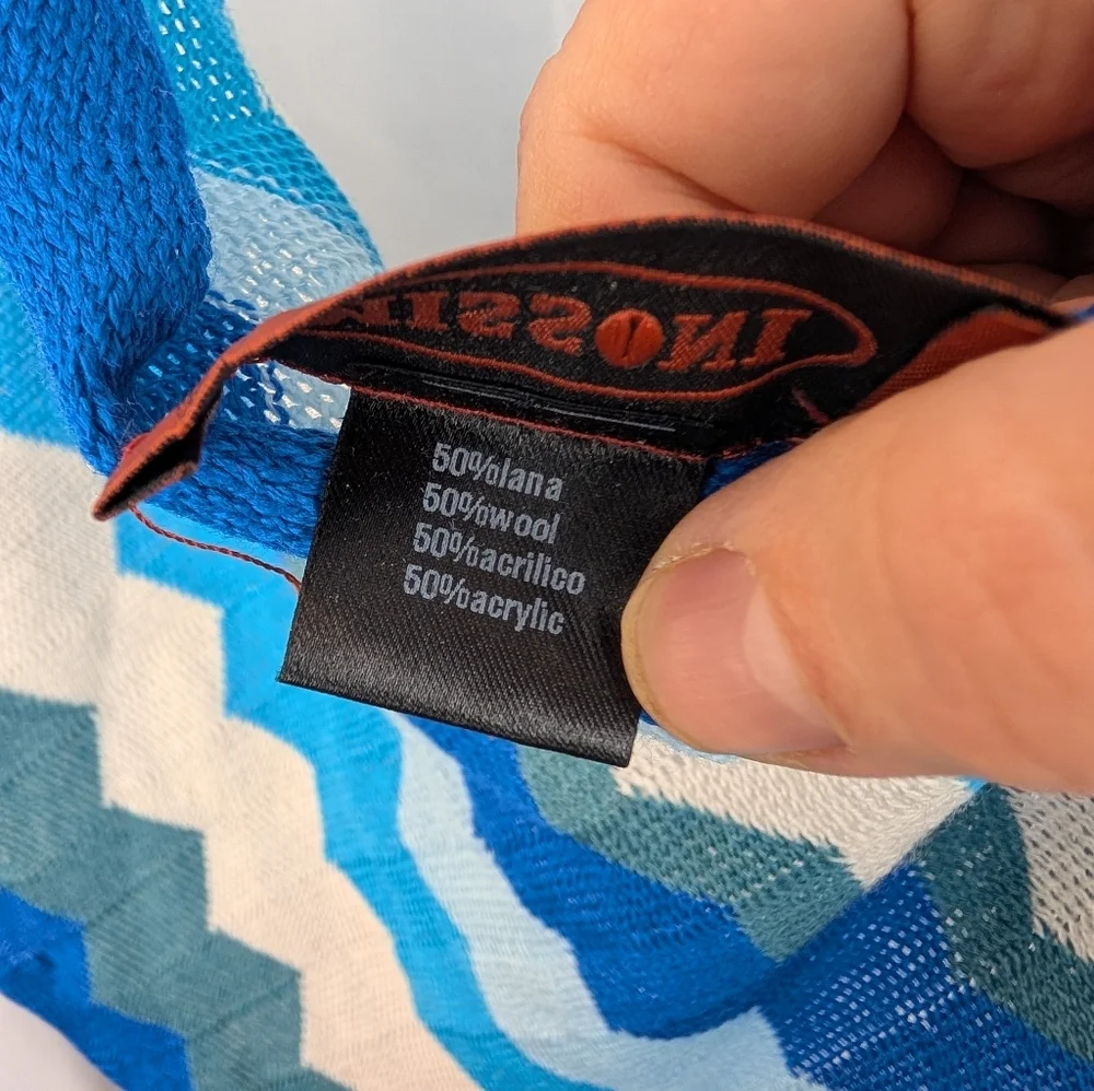 Missoni Chevron Wool blend Scarf in EUC